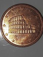 € 05 Eurocent (2017) Italië, Postzegels en Munten, Munten | Europa | Euromunten, Italië, Ophalen of Verzenden, Losse munt, 5 cent