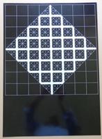 MARC VERSTOCKT / GEOMETRIE / ZW-W LITHO / 70x50cm / SIG 1976, Antiek en Kunst, Ophalen of Verzenden