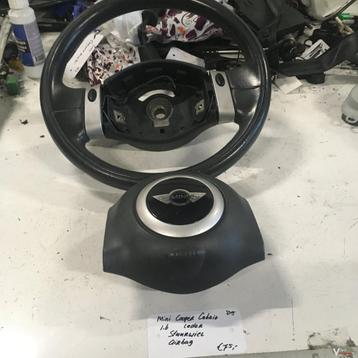 Mini Cooper Cabrio 2005 Lederen Stuurwiel met airbag beschikbaar voor biedingen