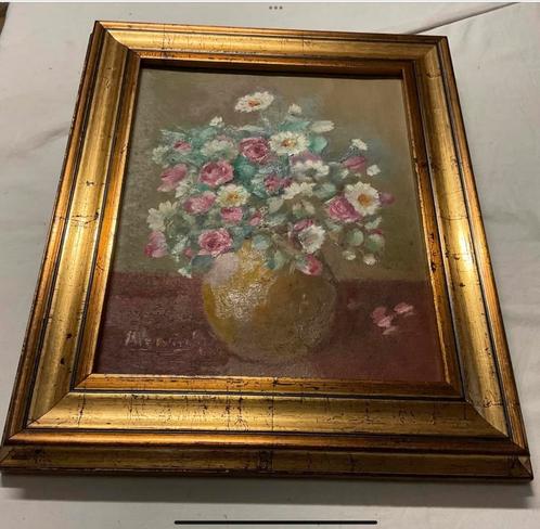 Peinture florale d’Andée Vervisch, Antiek en Kunst, Kunst | Schilderijen | Klassiek, Ophalen
