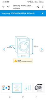 Samsung wasmachine 9kg nieuw in doos ongeopend, Elektronische apparatuur, Wasmachines, Ophalen, Nieuw
