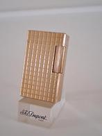 Briquet Dupont L1, modèle 20U, plaqué or 18 carats, Enlèvement ou Envoi, Utilisé, Briquet