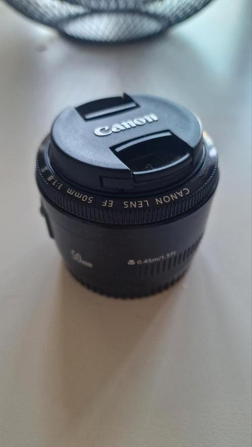 Canon EF lens 50mm 1.8 II, Audio, Tv en Foto, Foto | Lenzen en Objectieven, Gebruikt, Ophalen