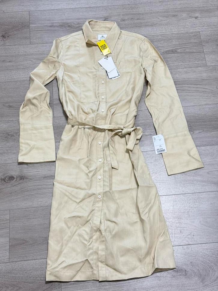 LACOSTE dames jas zomer vrouwen xs beige creme bruin NIEUW, Kleding | Dames, Jassen | Zomer, Nieuw, Maat 34 (XS) of kleiner, Beige