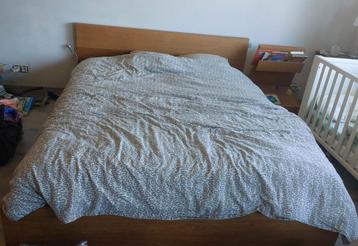 Tweepersoonsbed ikea, Enlèvement ou Envoi, Comme neuf, Deux personnes