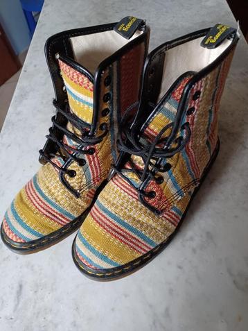 Dr Martens chaussures à lacets vintage tissu pointure 5 = 38