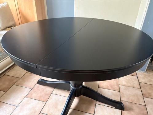 Table extensible noir ikea, Huis en Inrichting, Tafels | Eettafels, Zo goed als nieuw, Ophalen