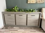 Dressoir + Vitrine kast, Ophalen, Gebruikt, Met deur(en)
