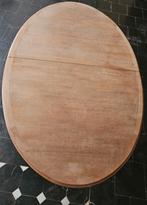 Table bois ovales extensible 105/160-210.️(lire annonce), Ophalen, Gebruikt, Ovaal, 50 tot 100 cm
