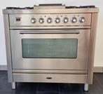 ️ ☘️ Poêle Boretti de luxe 90 cm, plaque de cuisson en acier, Electroménager, Cuisinières, Comme neuf, 5 zones de cuisson ou plus