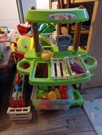 Ecoiffier winkel incl winkelkar, mandje en eten., Ophalen