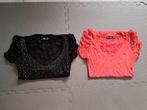 2 t shirts met kant, Ophalen, Overige kleuren, Zo goed als nieuw, Korte mouw