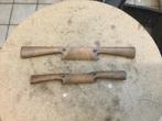 2 Antieke houten spookschaafjes, Antiek en Kunst, Antiek | Gereedschap en Instrumenten, Ophalen of Verzenden