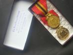 Deux millésimes médaille commémorative L II étui G. Wolfers, Landmacht, Lintje, Medaille of Wings, Verzenden