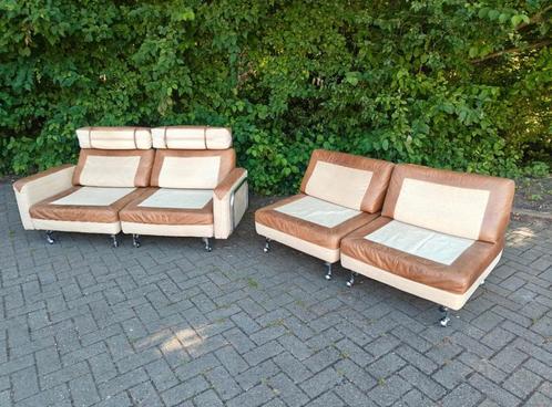 Vintage salon Italiaans design fauteuil zetels, Huis en Inrichting, Zetels | Zetels, Zo goed als nieuw, Ophalen