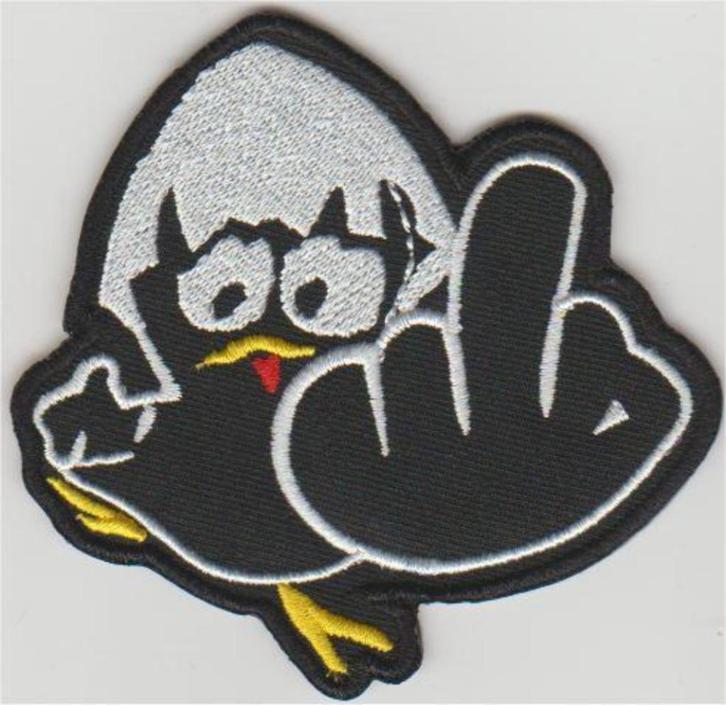 Calimero stoffen opstrijk patch embleem #1, Verzamelen, Kleding en Patronen, Nieuw, Verzenden