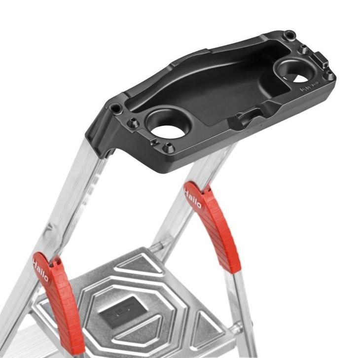 Hailo trapladder | hobby- huishoudtrap 8 treden, Doe-het-zelf en Bouw, Ladders en Trappen, Nieuw, Ladder, Minder dan 2 meter, Opvouwbaar of Inschuifbaar