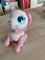 Interactieve mini hond blauw of roos, Kinderen en Baby's, Ophalen, Zo goed als nieuw