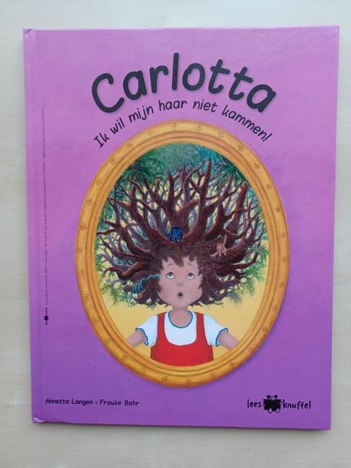 Leesknuffel - Ik wil mijn haar niet kammen!, Boeken, Kinderboeken | Kleuters, Zo goed als nieuw, Fictie algemeen, Meisje, Voorleesboek