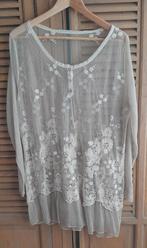 Prachtige voile geborduurde tuniek large., Kleding | Dames, Made in Italy, Overige typen, Maat 42/44 (L), Ophalen of Verzenden