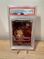 PSA10 Team Rocket’s Meowth (DRI 203), Hobby en Vrije tijd, Ophalen of Verzenden, Nieuw, Losse kaart, Foil