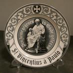 Antiek wandbord Heilige Vincentius a Paulo [1615], Antiek en Kunst, Ophalen of Verzenden