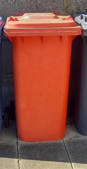 Conteneurs à déchets - Mini conteneur - Rouge - Min 240 litr, Enlèvement