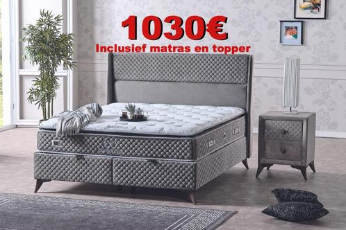 PRIX DE CASCADE Boxspring Bio Balance !, Maison & Meubles, Chambre à coucher | Lits boxsprings, Neuf, 160 cm, 200 cm, Deux personnes