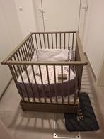 Babypark met border, Kinderen en Baby's, Babyparken, Ophalen, Gebruikt, Rechthoekig, In hoogte verstelbaar