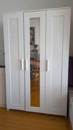 Opgeleukte BRIMNES kleerkast met extra schap (IKEA), Huis en Inrichting, Kasten | Kleerkasten, Ophalen, Gebruikt, 100 tot 150 cm