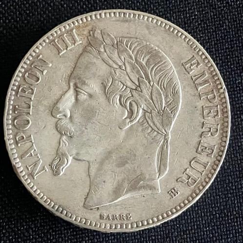 France - 5 Francs 1867 BB - KM 799.2 - 43, Timbres & Monnaies, Monnaies | Europe | Monnaies non-euro, Monnaie en vrac, France