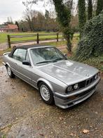 Bmw e30 320i cabrio, Auto's, Automaat, Cabriolet, Zwart, Leder