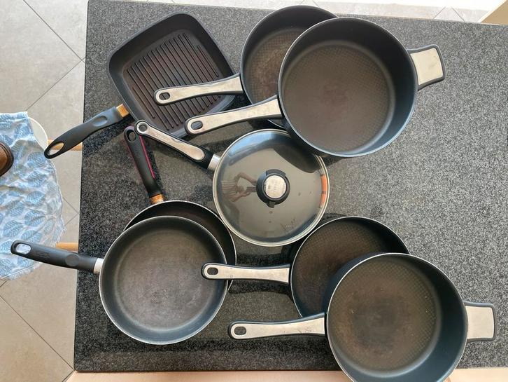 Pannenset, Huis en Inrichting, Keuken | Potten en Pannen, Gebruikt, Pannenset, Ophalen