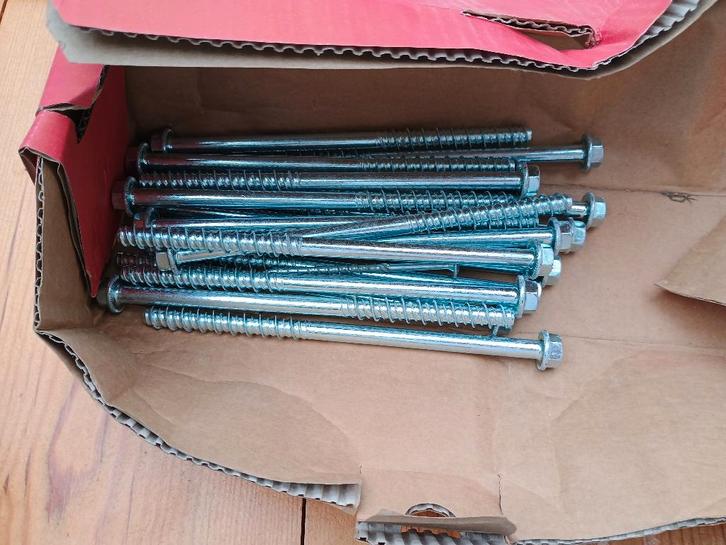 HILTI Schroefankers 10x200 (19x), Bricolage & Construction, Quincaillerie & Fixations, Neuf, Vis, 100 à 250 mm, Enlèvement ou Envoi