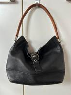 Jil Sander 100% Leer Hobo Handtas, Ophalen of Verzenden, Gebruikt, Zwart, Handtas