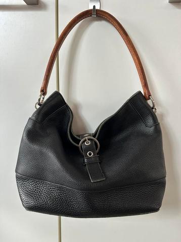 Jil Sander 100% Leer Hobo Handtas beschikbaar voor biedingen