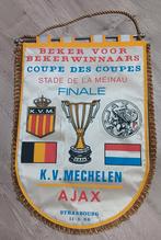 Vaandel KV Mechelen - Ajax Amsterdam, Ophalen of Verzenden, Zo goed als nieuw