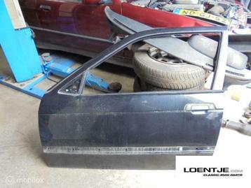 Voordeur links linksvoor BMW e36 compact zwart 316i 318i 323