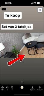 Set van 3 bijzettafels, Immo