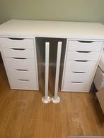Ikea bureau wit, Huis en Inrichting, Bureaus, Ophalen, Zo goed als nieuw, Bureau