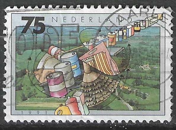 Nederland 1991 - Yvert 1368 - Natuurbescherming  (ST), Postzegels en Munten, Postzegels | Nederland, Gestempeld, Verzenden