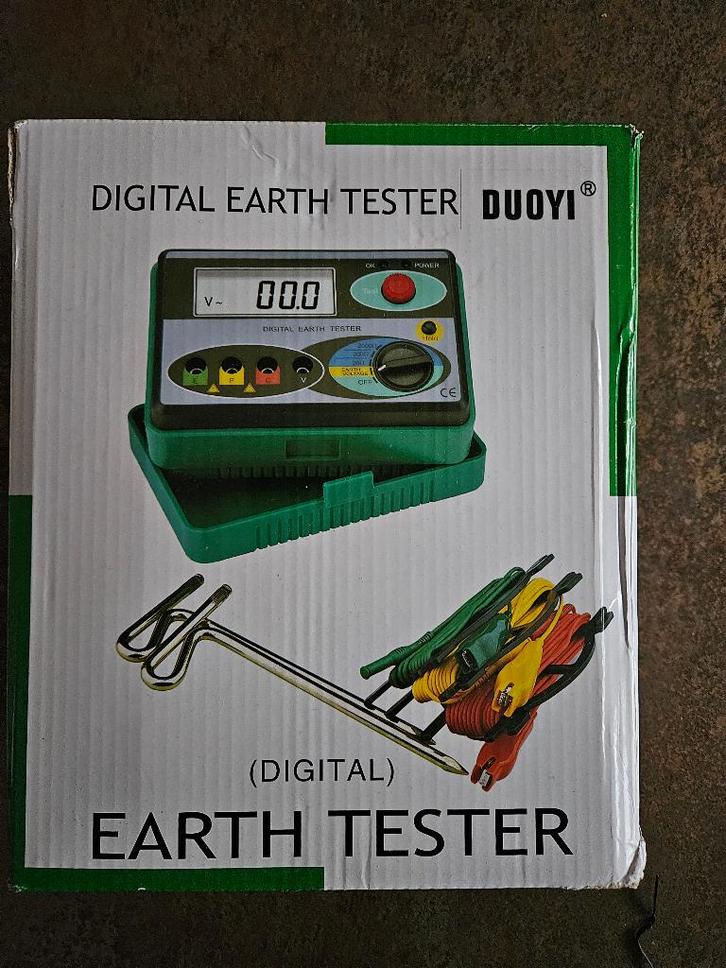 Aardingstester te huur, Doe-het-zelf en Bouw, Meetapparatuur, Zo goed als nieuw, Elektriciteit, Ophalen