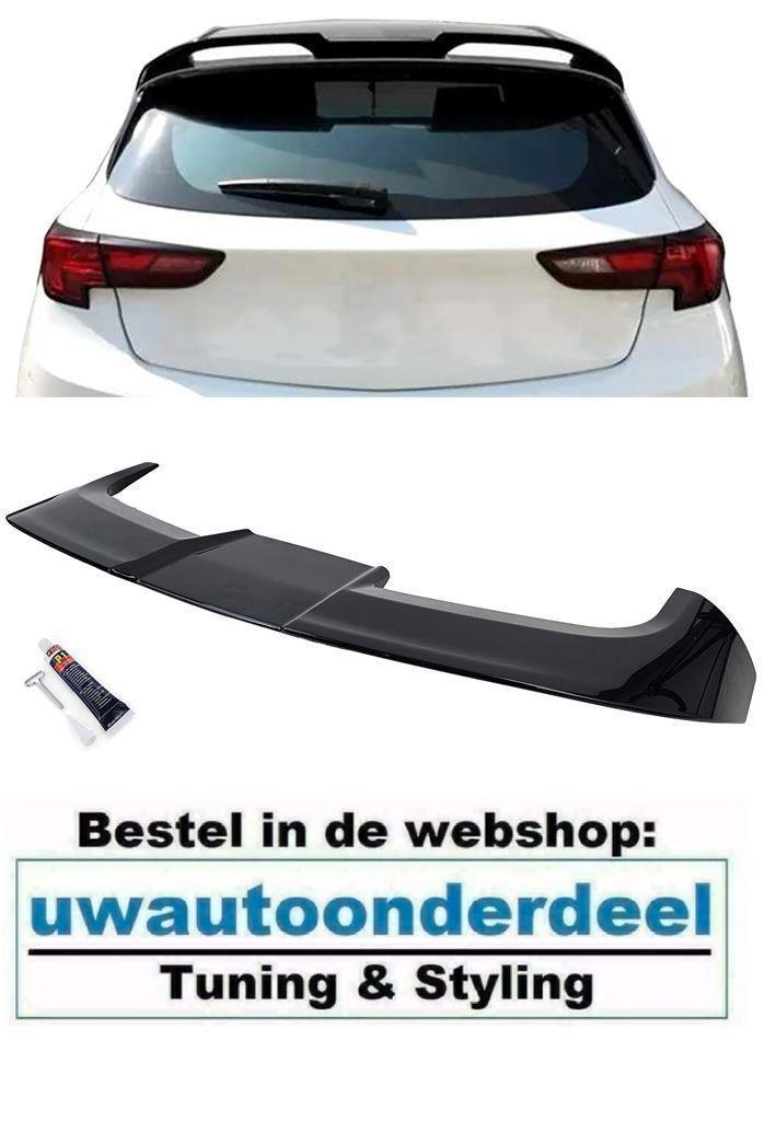 Achterklep Dak Spoiler Glans Zwart Voor Opel Astra K Hatchba, Auto diversen, Tuning en Styling, Verzenden