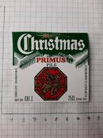 Bieretiket Christmas Primus pils, Verzamelen, Ophalen of Verzenden, Zo goed als nieuw