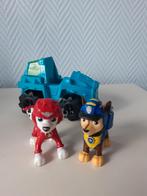 Toffe paw patrol Chase Marshal en voertuig, Comme neuf, Enlèvement