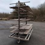 Industriële stevige karren met of zonder de planken, Ophalen