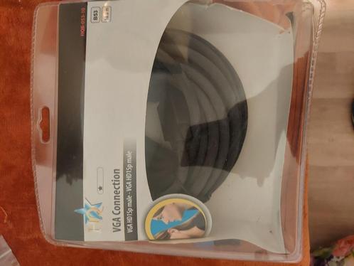 VGA-kabel 10 meter (VGA HD15p male-male) – NIEUW, Audio, Tv en Foto, Audiokabels en Televisiekabels, Nieuw, Interlink-kabel, 5 tot 10 meter