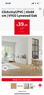Clickvinyl/PVC | 10x60 cm | VYGO Lynwood Oak, Doe-het-zelf en Bouw, Vloerdelen en Plavuizen, Ophalen