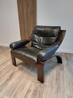 Vintage lederen Deense Coja armchair/ zetel, Huis en Inrichting, Fauteuils, Ophalen