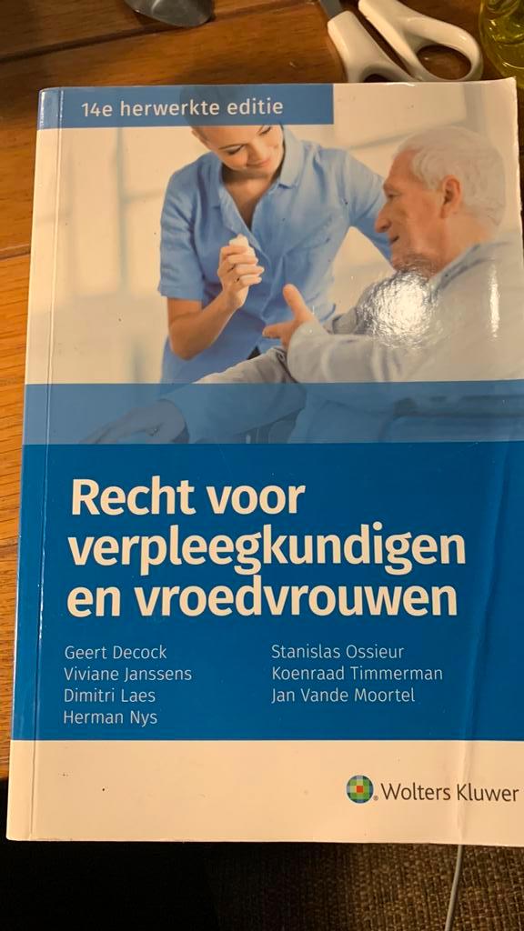 Recht voor verpleegkundigen en vroedvrouwen 2019, Boeken, Wetenschap, Ophalen